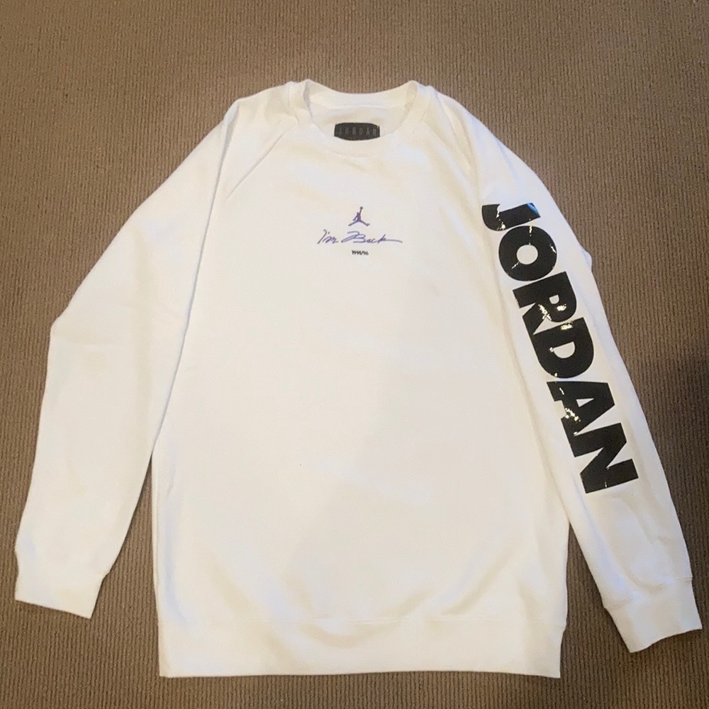 Jordan crew neck sweat shirt